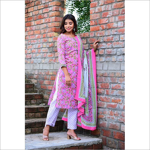 Sanganeri Printed Stitched Suits