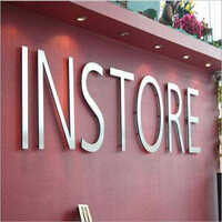 Stainless Steel Sign Board Application: Commercial