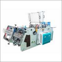 Paper Burger Box Making Machine - Color: White Blue