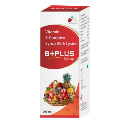 200ml Vitamin B-Complex Syrup With Lysine