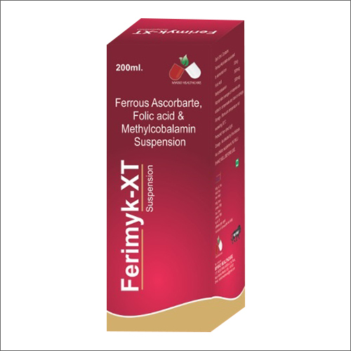 200 मिली फेरस एस्कॉर्बेट फोलिक एसिड और मिथाइलकोबालामिन सस्पेंशन की सामान्य दवाएं