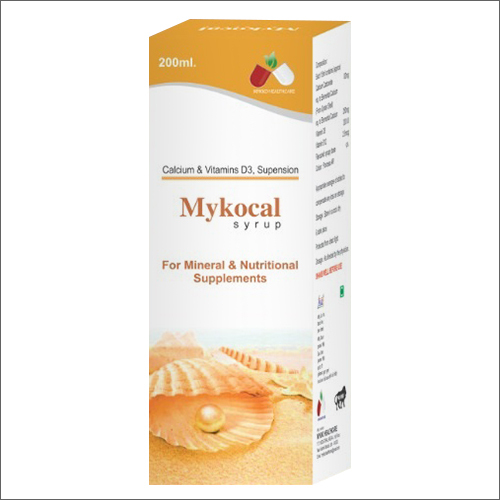 200Ml Calcium And Vitamin D3 Suspension General Medicines