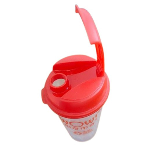 Plastic Shaker Bottle - 200ml Capacity Plastic Material with Printed Pattern and Flip Top Cap for Storage Juice