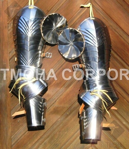 Medieval Arm Guard Arm Set Fully Wearable Costumes 15 Century Warrior Arm Guard MA0055