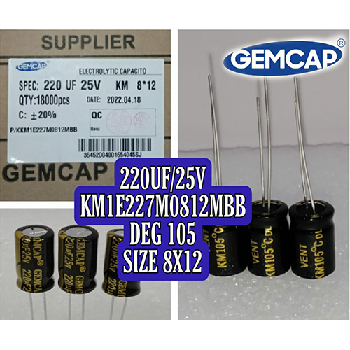 220MFD-25V Radial Electro Capacitor