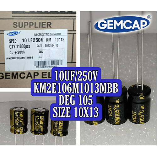 10MFD-250V Gemcap Radial Electrolytic Capacitor