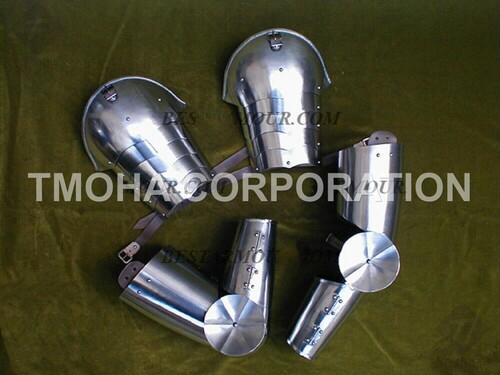 Medieval Arm Guard Arm Set Fully Wearable Costumes 15 Century Warrior Arm Guard MA0062
