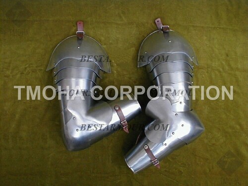 Medieval Arm Guard Arm Set Fully Wearable Costumes 15 Century Warrior Arm Guard MA0081