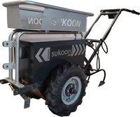 Krishi-Raj Gen 3 Electric Tiller 1200W with Battery and Iron Wheel and Rotavator