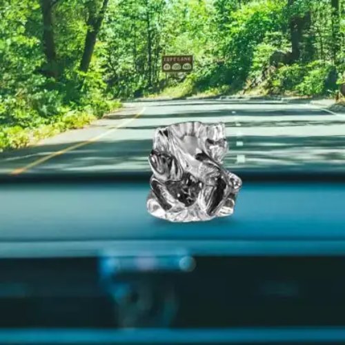 Crystal Glass Ganesha