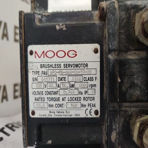 MOOG W-2-P8-040-00-17-28 BRUSHLESS SERVO MOTORS