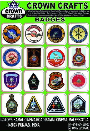 embroidery badges