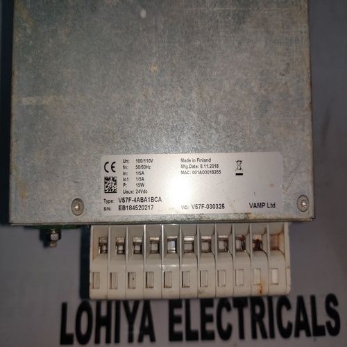 SCHNEIDER ELECTRIC V57F-4ABA1BCA VAMP 57 MULTIPURPOSE FEEDER AND MOTOR PROTECTION RELAY