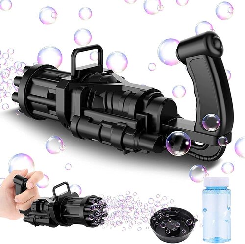 8-Hole Electric Bubbles Gun for Toddlers Toys