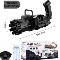 8-Hole Electric Bubbles Gun for Toddlers Toys