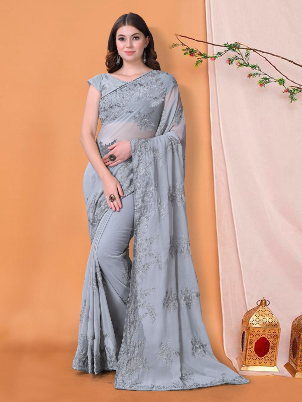 gorrgette saree