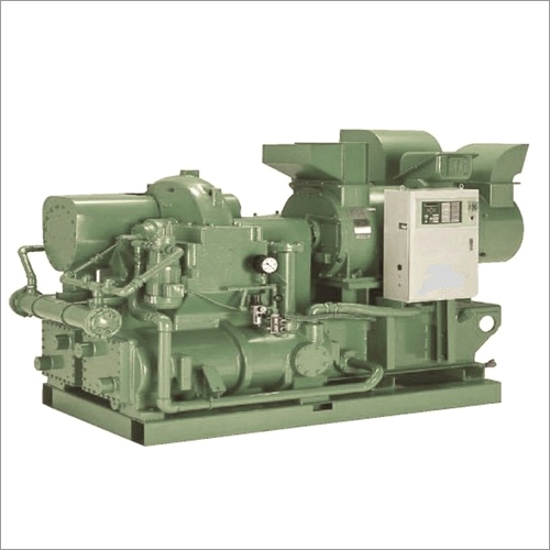 Green Industrial Screw Air Compressor