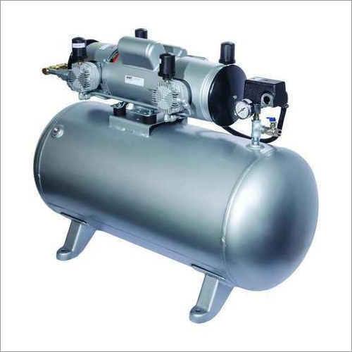 Silver Piston Air Compressor