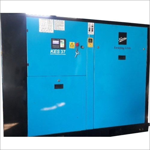 Blue-Black Kirloskar Screw Compressor