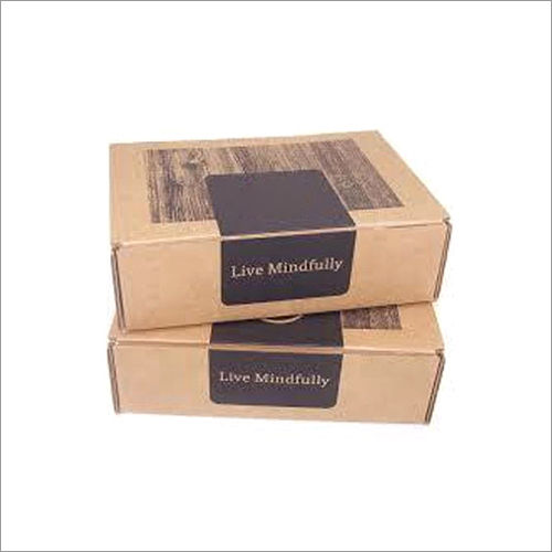 Brown Printed Corrugated Box