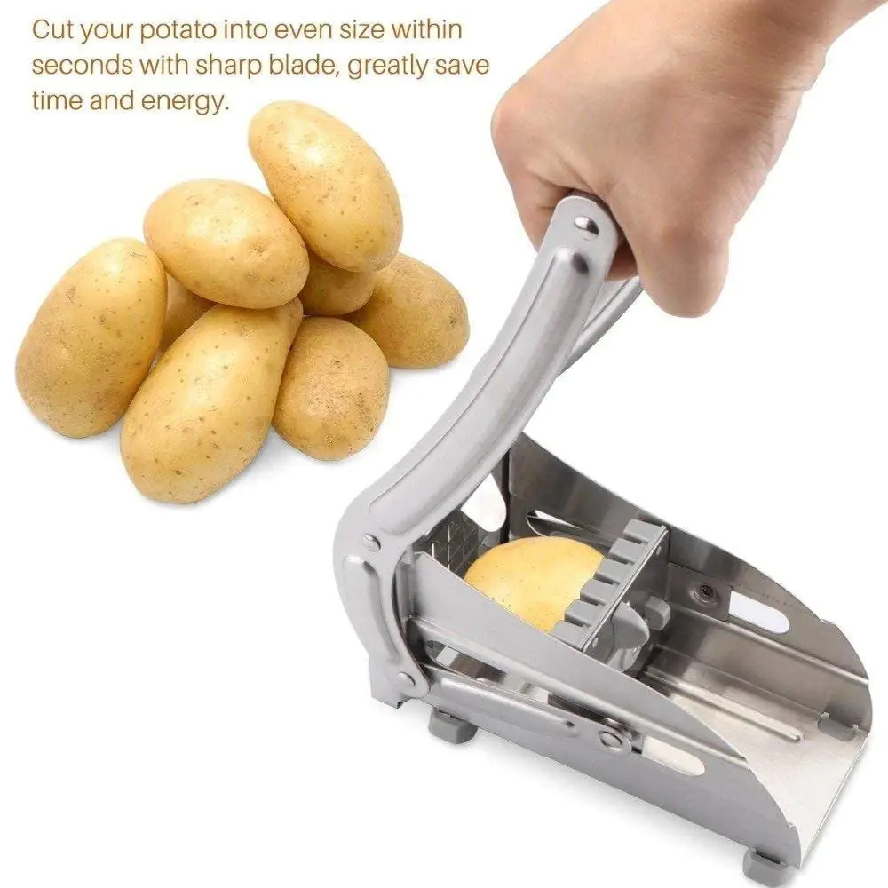 French Fries Potato Chips Strip Cutter Machine