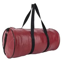 Gym Bag - Durable Leather Material, Large Capacity, Adjustable Shoulder Straps | Multi-purpose Travel Duffle For Gym, Sports, Work, Weekend Use