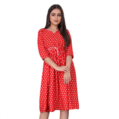 Ladies Red Kurti