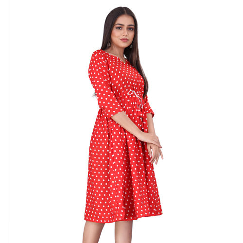 Ladies Red Kurti