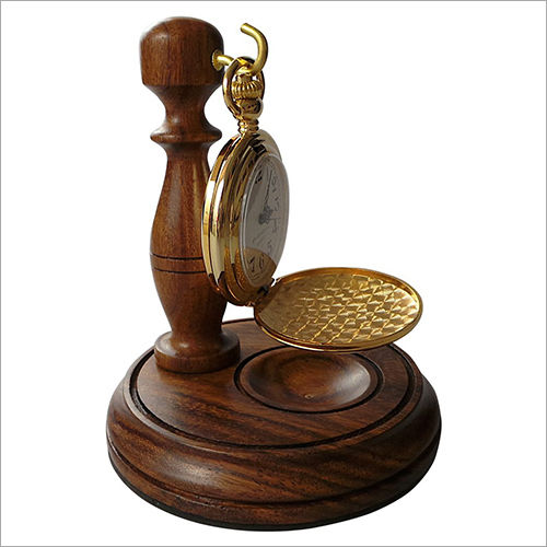 Wooden Pocket Watch Stand