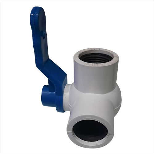 White Three Way Pvc Valve