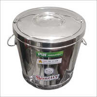 Gray 15 Ltr Stainless Steel Hot Pot
