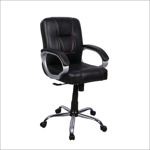VITMAT Black Mid Back Office Chair
