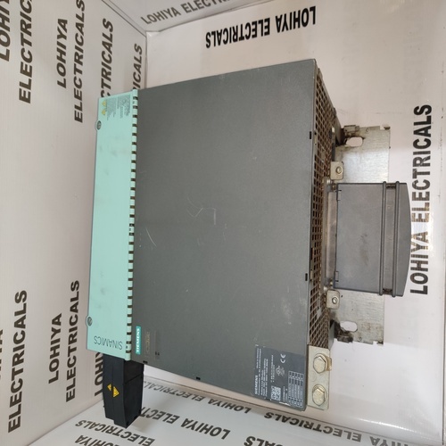 SIEMENS SINAMICS S120 6SL3130-7TE28-0AA3 ACTIVE LINE MODULE INPUT: 3AC 380-480V 50/60HZ OUTPUT: DC 600V 133A 80KW FRAME SIZE: BOOKSIZE INTERNAL AIR COOLING INCL. DRIVE-CLIQ CABLE