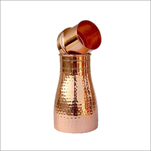 Copper Hammered Jar