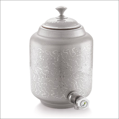 Silver Enamel Dispenser