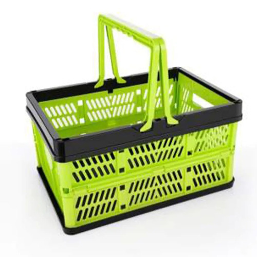 Multi Color Folding Shopping Portable Storage Basket Storage Container
