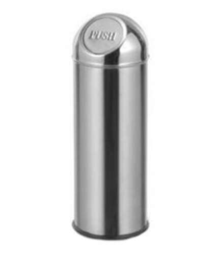 SS Push Can Bin (8 x 16 Inch