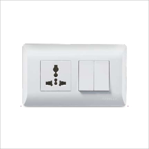 White Havells 1 Way Modular Switch