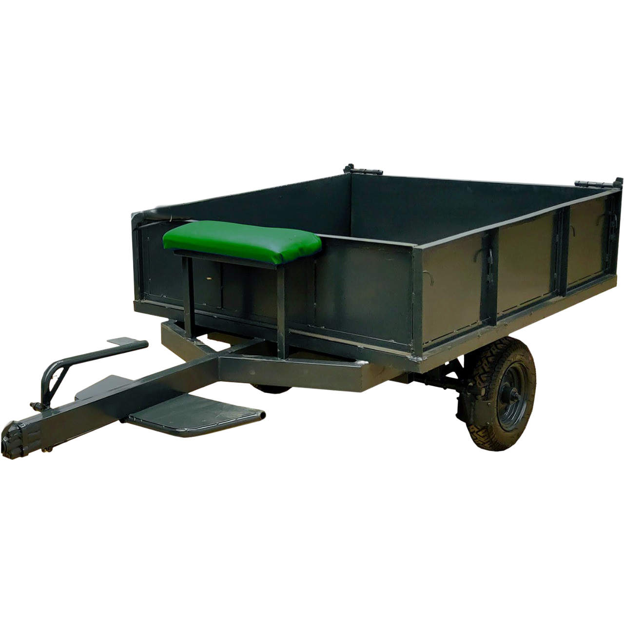 Krishi Raj Gen 3 Electric Tiller 1200W with Battery and Iron Wheel and Trolley with Breaks
