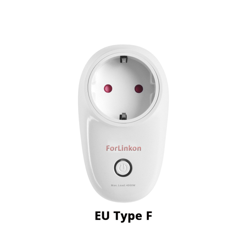 EU Smart Wifi Socket Wireless Remote Control Plug Compatible With Alexa Control Your Devices From Anywhere Via App