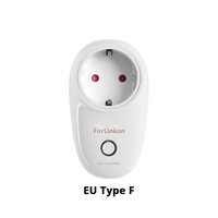 EU Smart Wifi Socket Wireless Remote Control Plug Compatible With Alexa Control Your Devices From Anywhere Via App