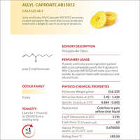 Allyl Caproate - Liquid Perfumery Grade, Ideal For Lipstick Perfumes, Versatile Packaging Options