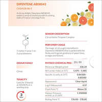 Dipentene Aromatic Chemical - Liquid Grade Perfumery | Ideal For Industrial Solvent Applications, Room Temperature Storage