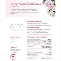 Phenyl Ethyl Propionate - Liquid Perfumery Grade | Room Temperature Storage, Industrial Application