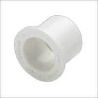 Upvc Reducer Bush - White Female Connection | Versatile Round Design For Industrial Pipeline Applications