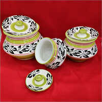 Ceramic Handi Set Painting 3Pcs