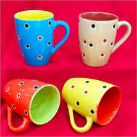 Dotted Ceramic Milk Mug