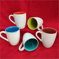 Dual Color Ceramic Milk Mug