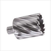 Solid Carbide Tct Annular Broach Cutter - 100m Length, 2 Inch Outer Diameter, Weldon Straight Shank | Industrial Manual Operation, Precision Metal Material