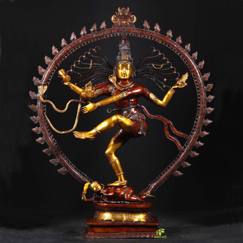 Natraj large big size Decor 70 INCH Dancing lord shiv Idol  Decorative Figurine  Lord of Dance  Temple  Corner  Yoga Hall  Office  Gifts